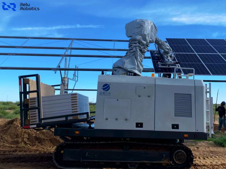 Solar Farm Installation Robot