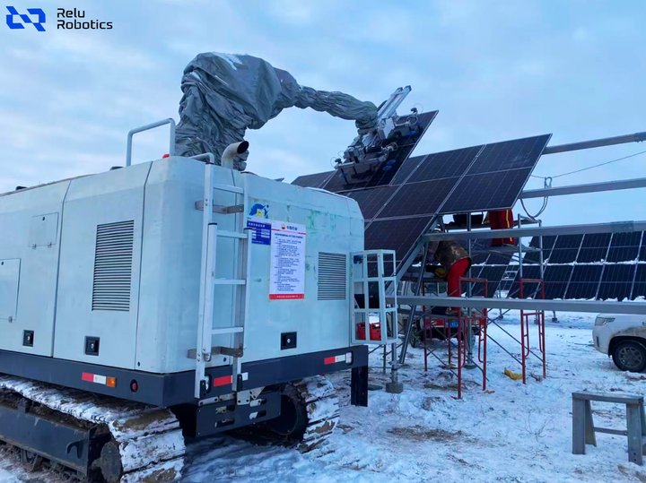 Solar Panel Mounting Robot