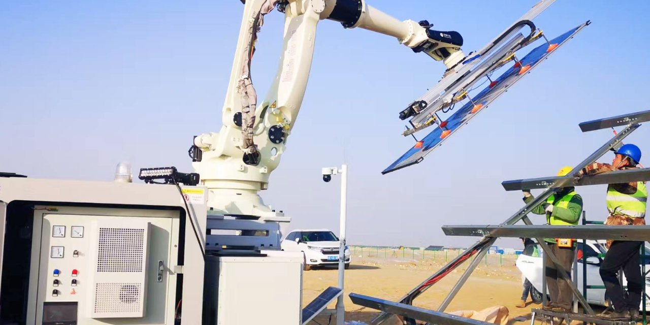 companies robots install solar panels