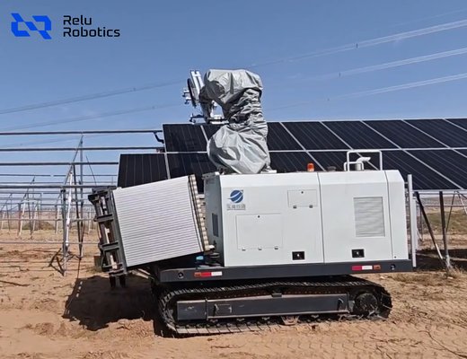 solar construction robot