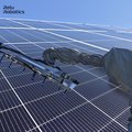 solar robot for sloped terrain