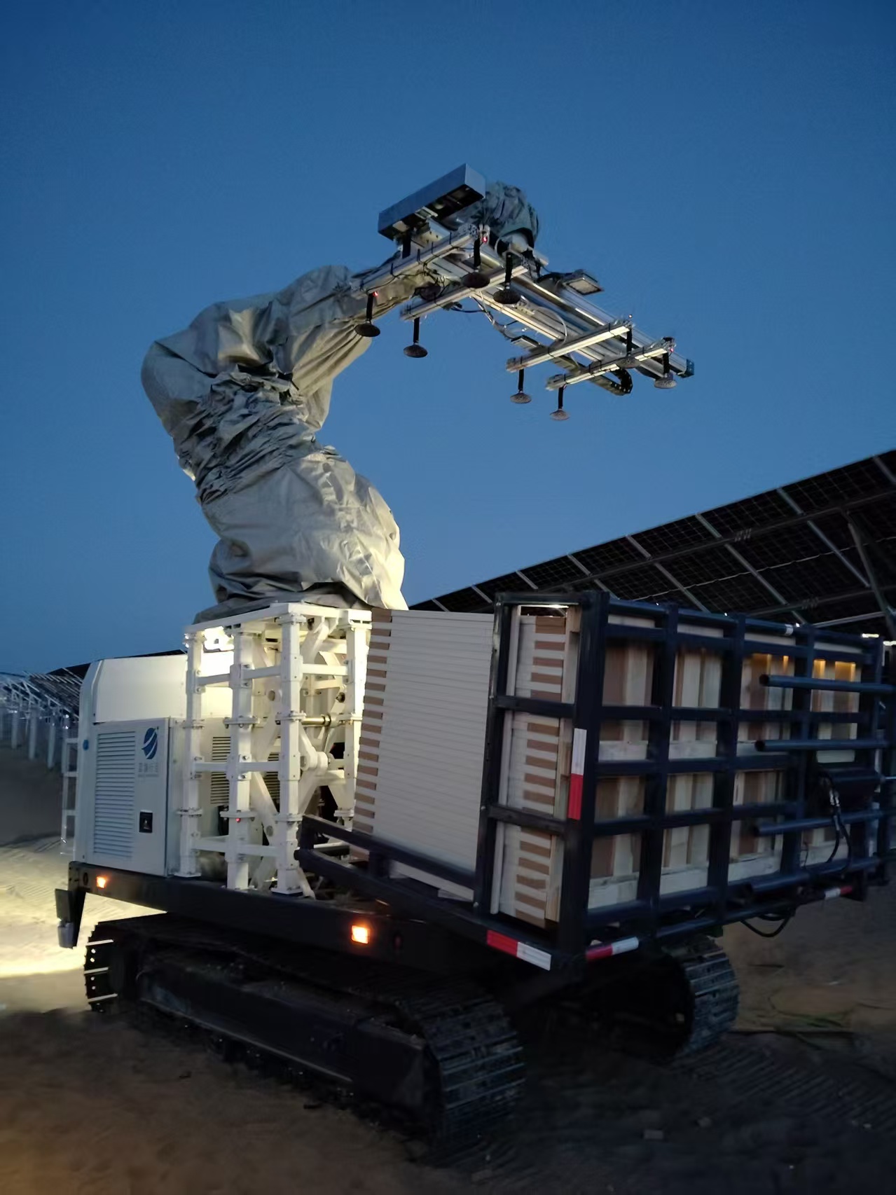 光伏铺装机器人